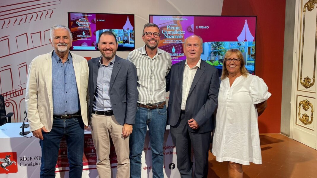 Grandi nomi del giornalismo nazionale a Foiano della Chiana per il premio Nottolini Sbardellati