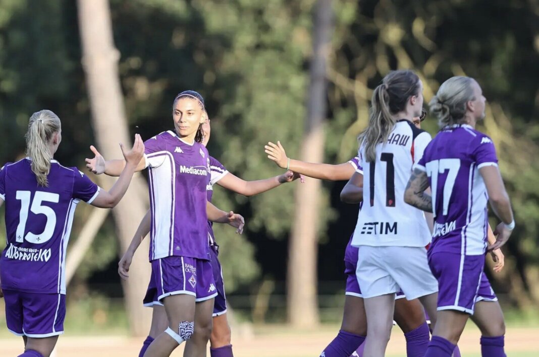 Esordio ok per la Fiorentina femminile: Nel primo test battuto il Milan in rimonta