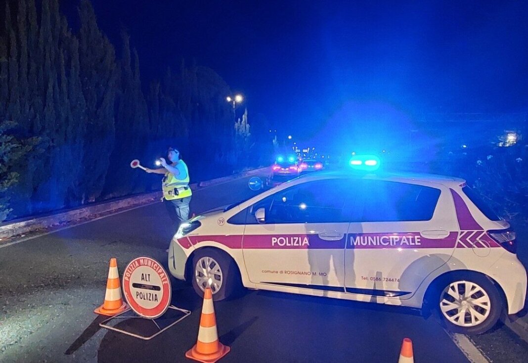 Guida in stato di ebbrezza, giro di vite nel weekend a Rosignano