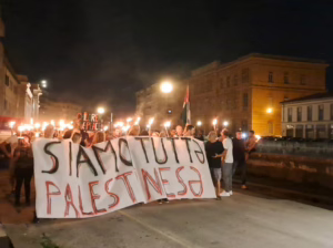 Livorno in corteo per la Palestina, sindaco Salvetti: "Ammissione di colpa per un genocidio"