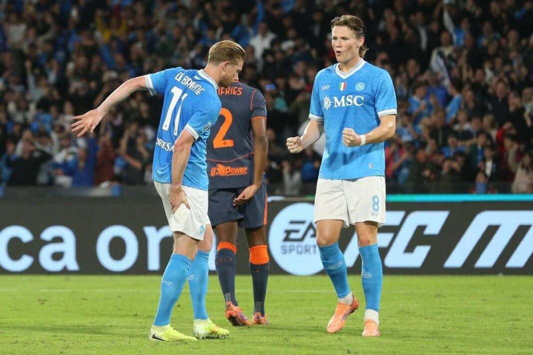 De Bruyne segna ma si fa male: cos’è successo in Napoli-Inter