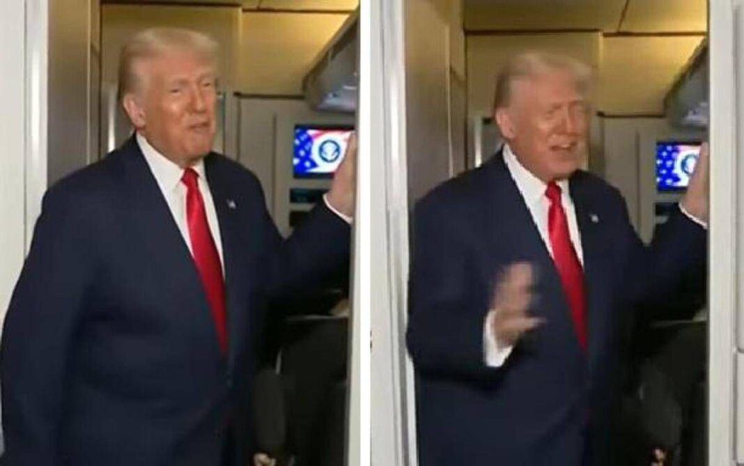 L’Air Force One ‘balla’, Trump: “Volo complicato ma non tremo”