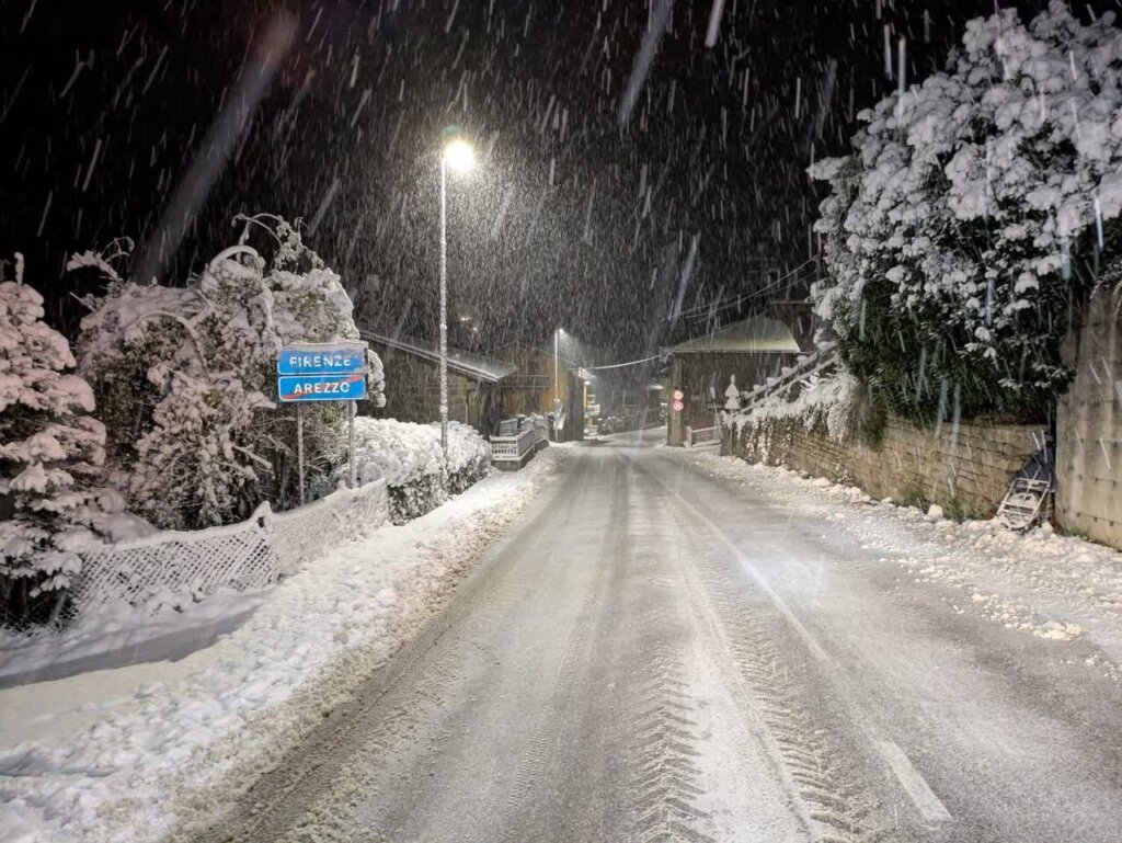 Neve sul Pratomagno