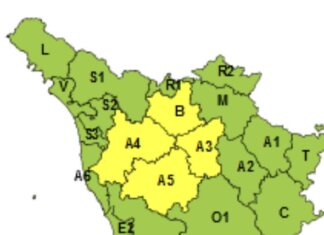 Vento forte, giovedì con l’allerta gialla sulle colline centro-meridionali