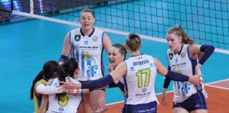 Savino Del Bene ko nell’andata di Champions a Novara