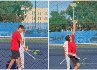 Alcaraz, il servizio migliora. E lui lo allena… a canestro