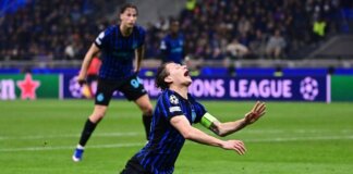 Barella cade in area in Inter-Bodo, social scatenati: “È come Bastoni, hanno vizietto tuffo”