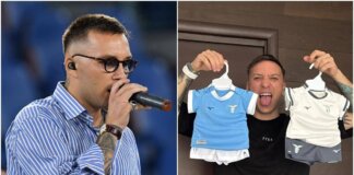 Briga, primi regali per la figlia? Due maglie della Lazio