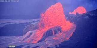 Erutta vulcano Kilauea: fontane di lava alte fino a 250 metri