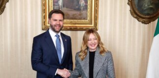 Milano Cortina, Meloni incontra Vance: “Rafforziamo la nostra collaborazione”