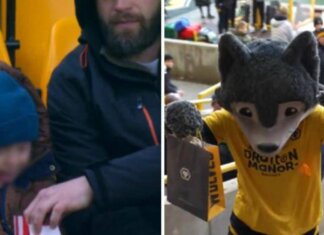 Papà ruba nuggets al figlio allo stadio, lui piange e la squadra lo ricompensa: il video virale