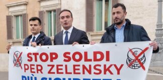 Futuro nazionale, primo atto: “Stop ai soldi per Zelensky. Più sicurezza per gli italiani”