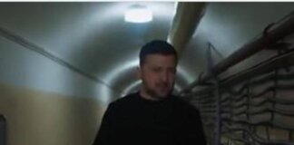 Zelensky mostra bunker sotterraneo per la prima volta