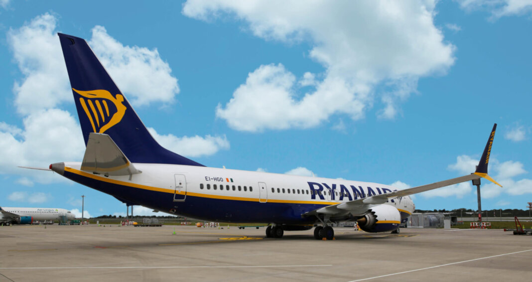 aereo ryanair rotte