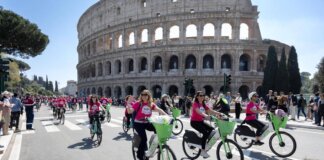 ‘Bicinrosa’ torna a Roma, sport e prevenzione contro il cancro al seno