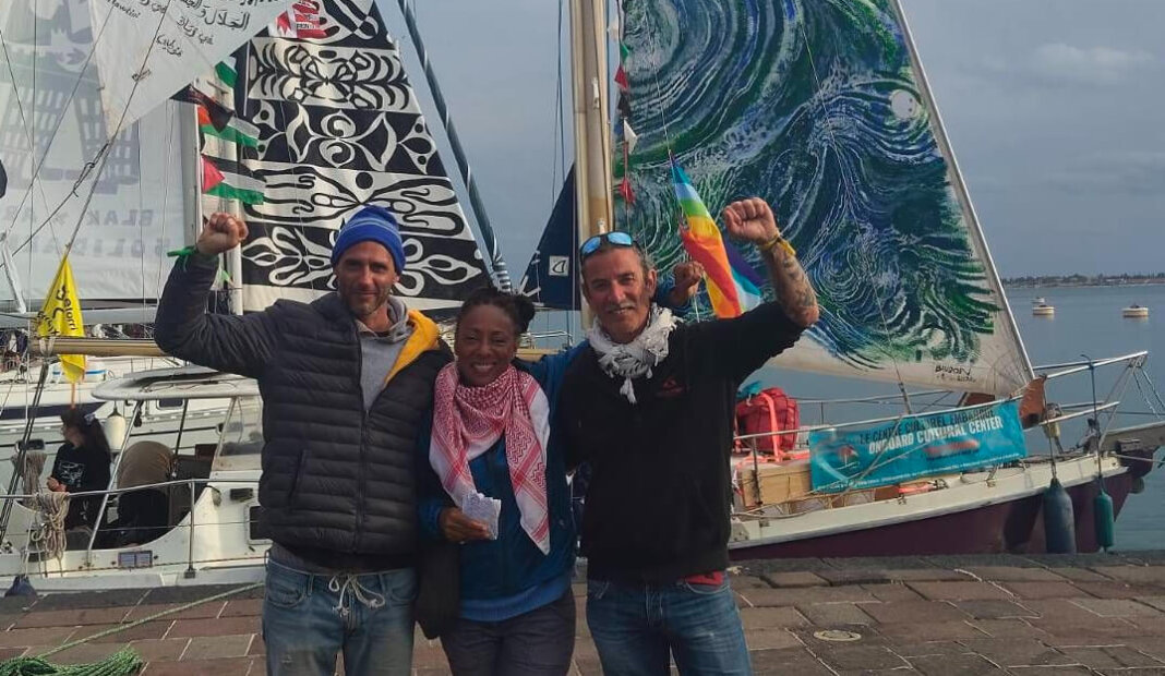 Antonella Bundu a bordo Flotilla: 