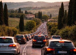 Traffico per le vacanze di Pasqua, ecco le strade da bollino rosso Esodo festività Pasqua traffico intenso