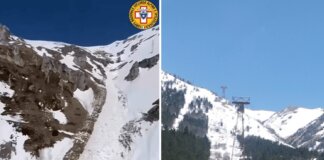Gran Sasso, valanga ai valloni di Campo Imperatore: verifiche in corso