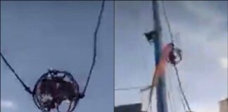 Incidente al luna park di Siviglia: il cavo si spezza, la cabina precipita