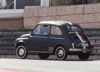 Leclerc, niente supercar ma una storica Fiat 500 personalizzata