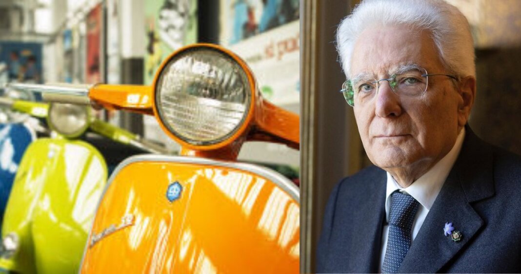 Sergio Mattarella al museo piaggio
