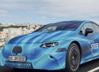 Mercedes EQS introduce lo steer-by-wire