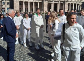 Milano Cortina 2026, gli azzurri ricevuti a Palazzo Chigi da Meloni
