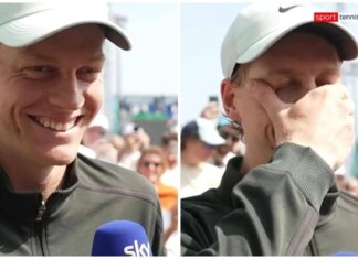 Montecarlo, Sinner intervistato ma… non smette di ridere