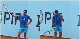 Sinner, allenamento a Madrid e Cerundolo… si infuria