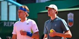 Sinner, due partite in un giorno a Montecarlo: rinuncia al doppio?