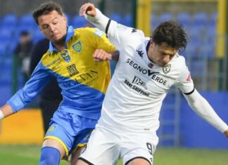 Tris della Carrarese in un derby infuocato: 3-1 allo Spezia e finale con quattro espulsi Spezia Carrarese