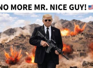 Trump, fucile in mano e messaggio all’Iran: “Il Bravo ragazzo non c’è più”