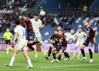 La Carrarese di mister Calabro interrompe la marcia verso i playoff a Reggio Emilia