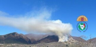 Incendio di bosco sulle colline di Zeri, in azione il sistema Aib regionale