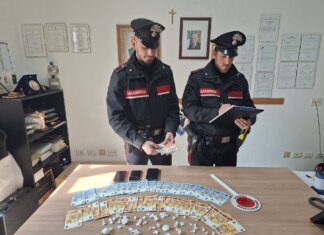 Nasconde quasi cinquanta dosi di cocaina nel volante dell’auto: arrestato ventenne