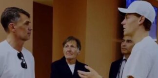 Sinner incontra Maldini agli Internazionali: “Chi vince la Champions?”