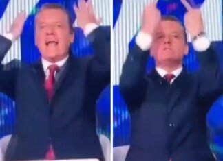 Baracchini sospeso dalla conduzione dopo il gesto in diretta, direttore RaiNews: “Tuteliamo la testata”