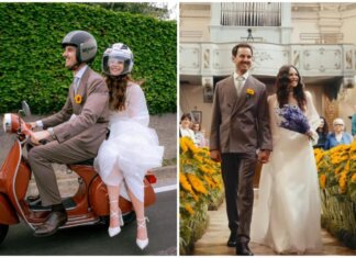Francesca Michielin si è sposata, giro in Vespa come ‘Vacanze romane’