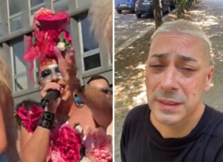 Insulta Salvini sul carro del Milano Pride, poi chiede scusa: “Colpa del caldo”
