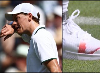 Sinner: “Scarpa insanguinata? Era solo un’unghia…”