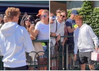 Sinner, entusiasmo a Wimbledon: autografi e selfie con tifosi