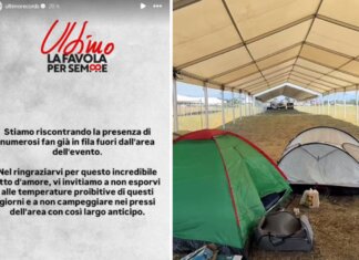 Ultimo, fan già in fila (in tenda) per il concerto del 4 luglio a Tor Vergata