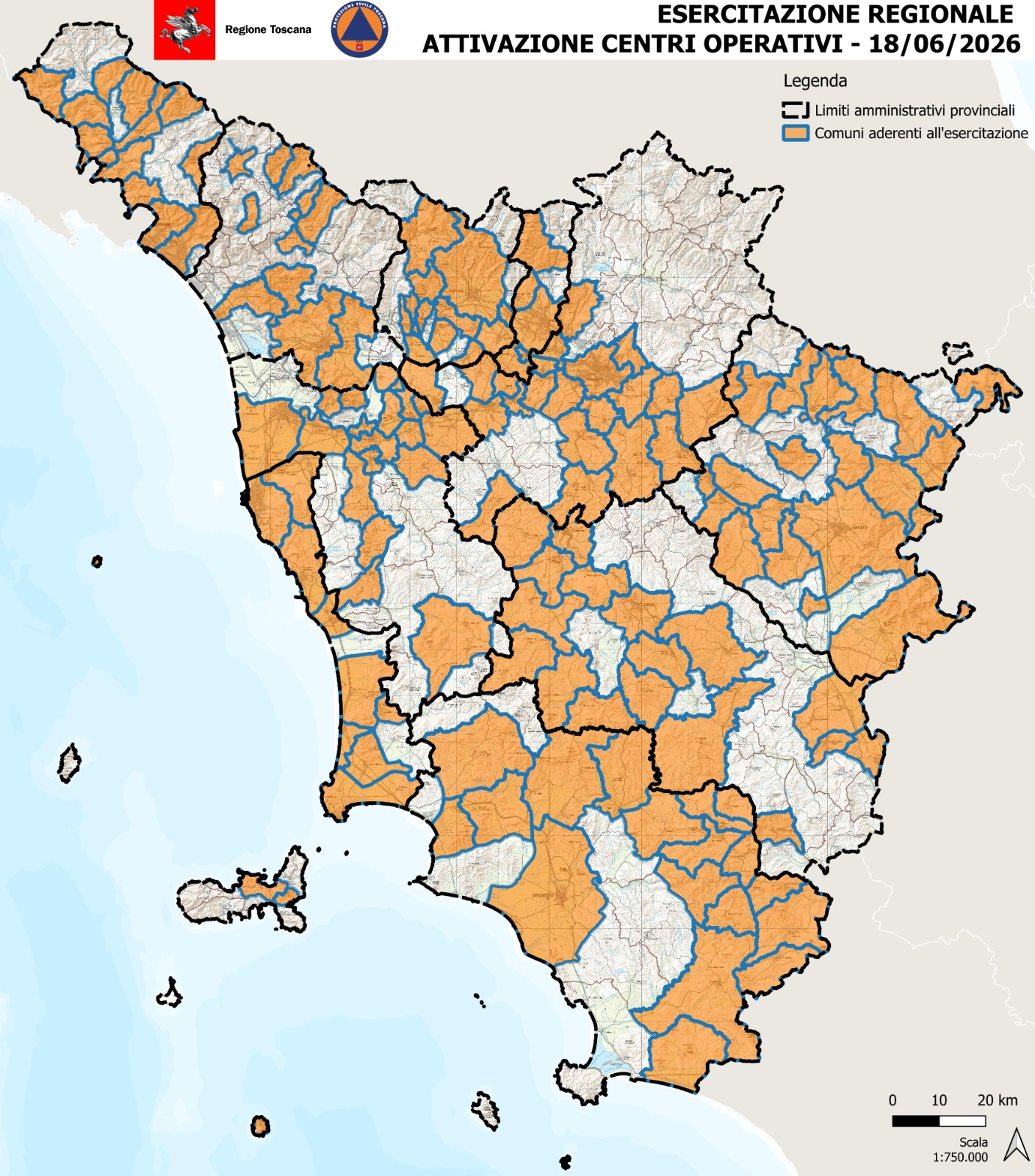 protezione civile si 232 conclusa la maxi esercitazione meteo per 146 comuni della toscana da Corrieretoscano.it protezione civile si 232 conclusa la maxi esercitazione meteo per 146 comuni della toscana