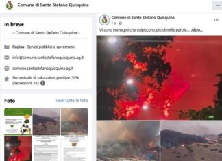 Agrigento, vasto incendio raggiunge centro abitato di Santo Stefano Quisquina: evacuate decine di case