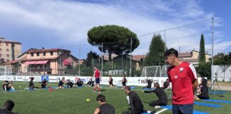 La Pianese è tornata al lavoro: subito i test atletici