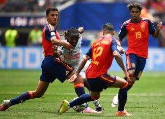 Ascolti tv, 10 luglio: Spagna-Belgio su Rai1 al 37,9% e Sinner su Tv8 all’11,4%
