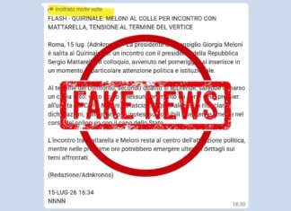 Falso lancio Adnkronos in chat giornalisti annuncia Meloni al Quirinale, Desario: “Fatto grave, denunciamo”