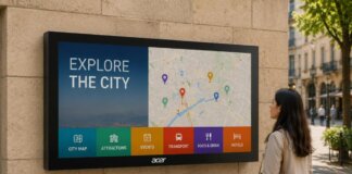 Overtourism e digital signage, la tecnologia ACER per la gestione dei flussi turistici