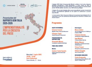 Rapporto Gem Italia 2025-26 di Universitas Mercatorum, tasso attivazione 11%, Italia 30ma su 48 paesi