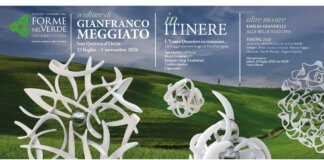 Siena, a San Quirico d’Orcia l’uomo quantico di Meggiato lungo la Via Francigena